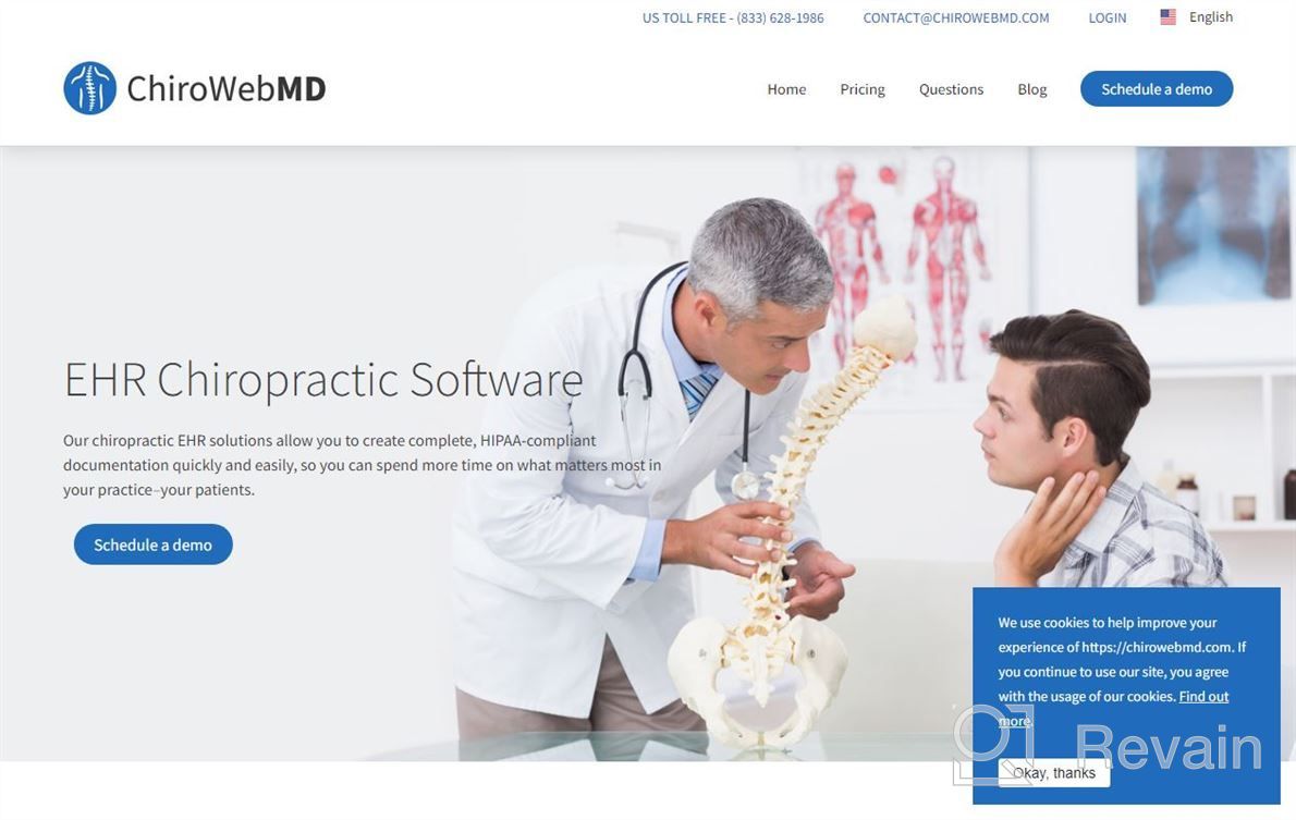 img 1 attached to ChiroWebMD review by Andre Pendergrass