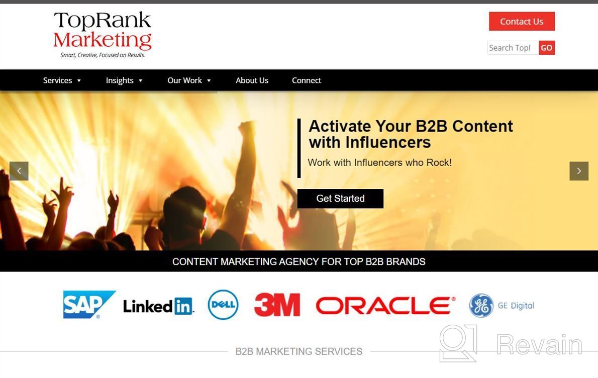 img 1 attached to TopRank Marketing review by Josh Goldsmith