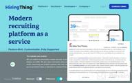 img 1 attached to HiringThing review by Christopher Bacho