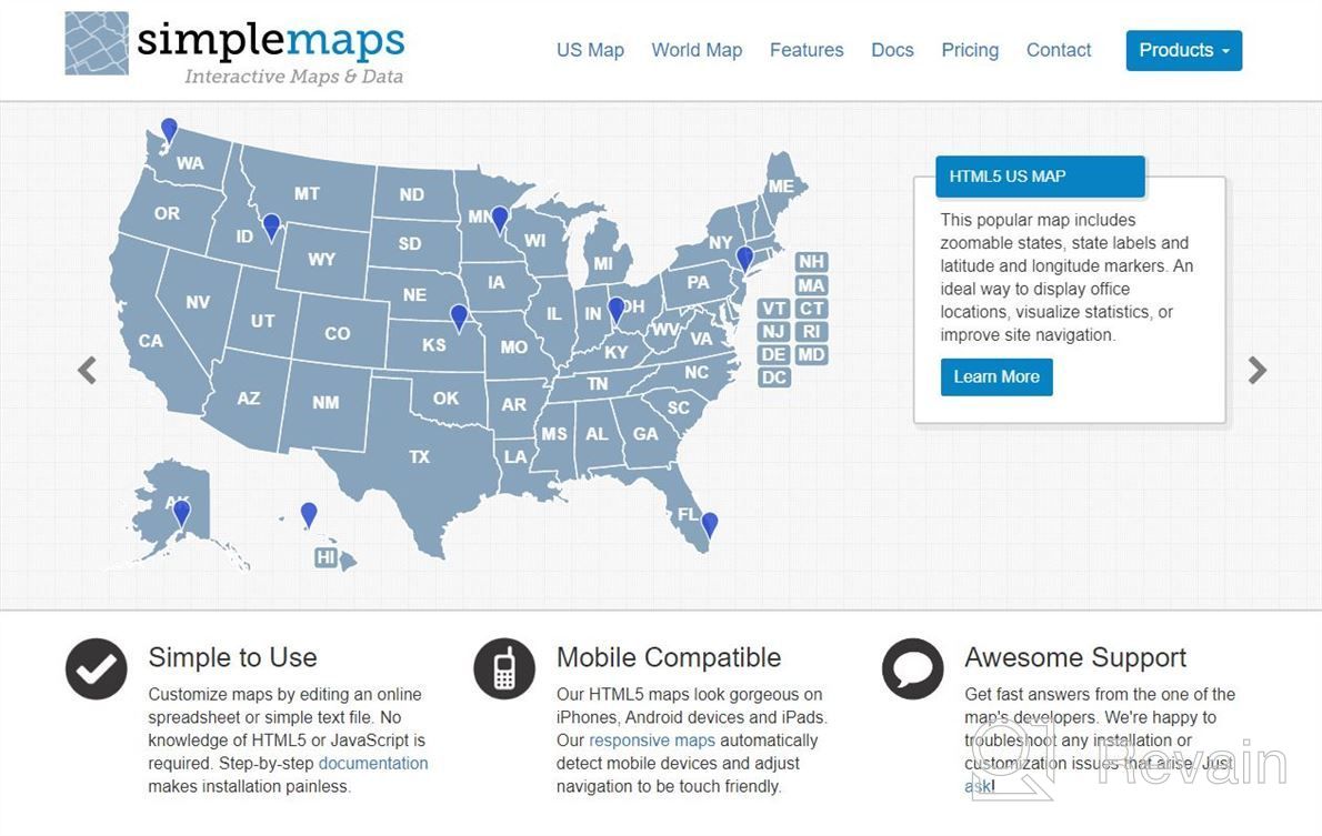 img 1 attached to SimpleMaps review by Mark Dahmer