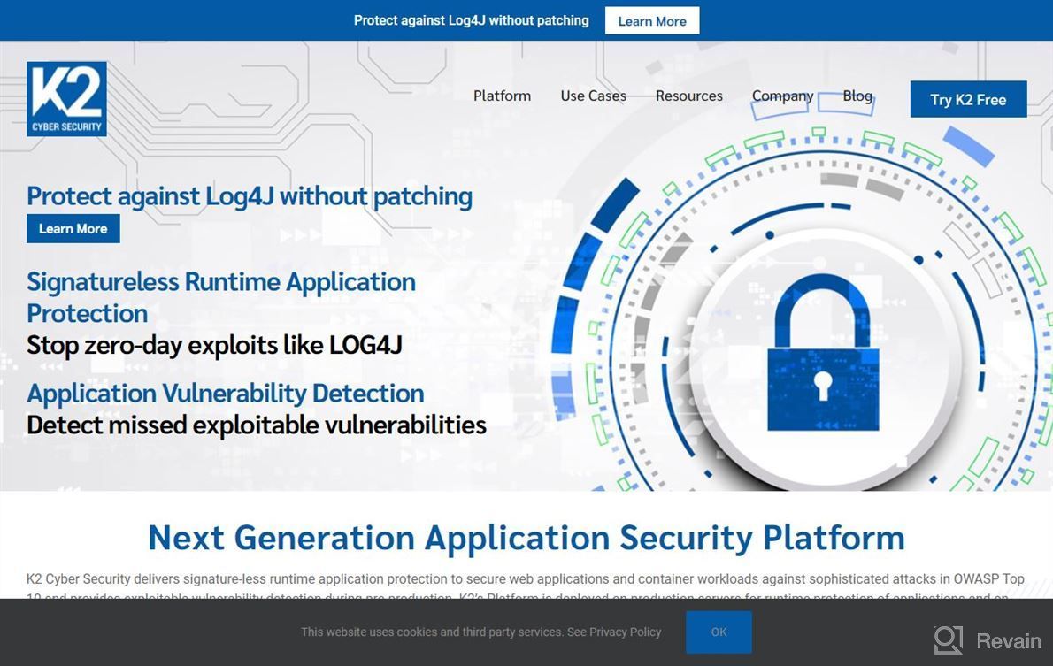 img 1 attached to K2 Security Platform review by Paul Andrews