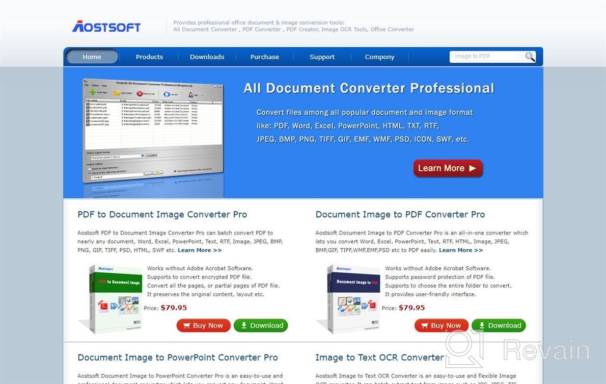 img 1 attached to Aostsoft Office Converter review by David Ross