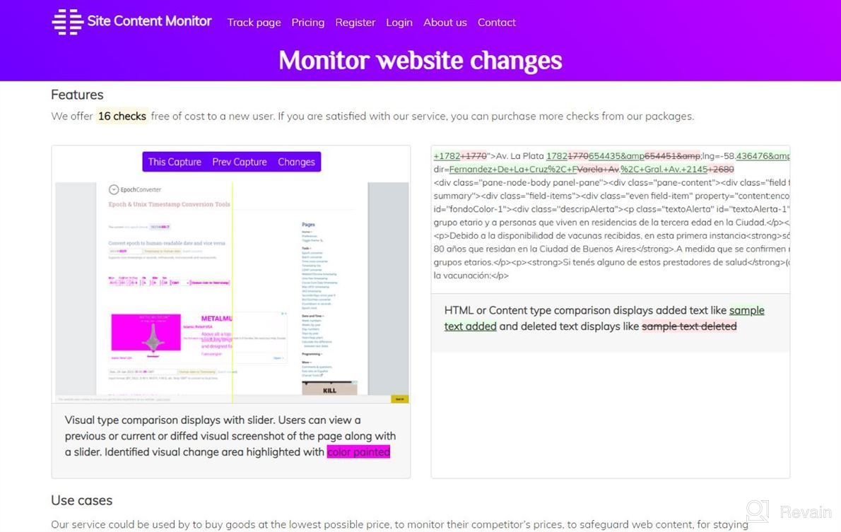 img 1 attached to SiteContentMonitor review by Eric Young