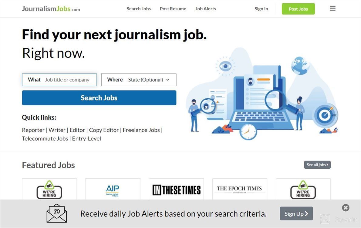 img 1 attached to Journalism Jobs review by Michael Colley