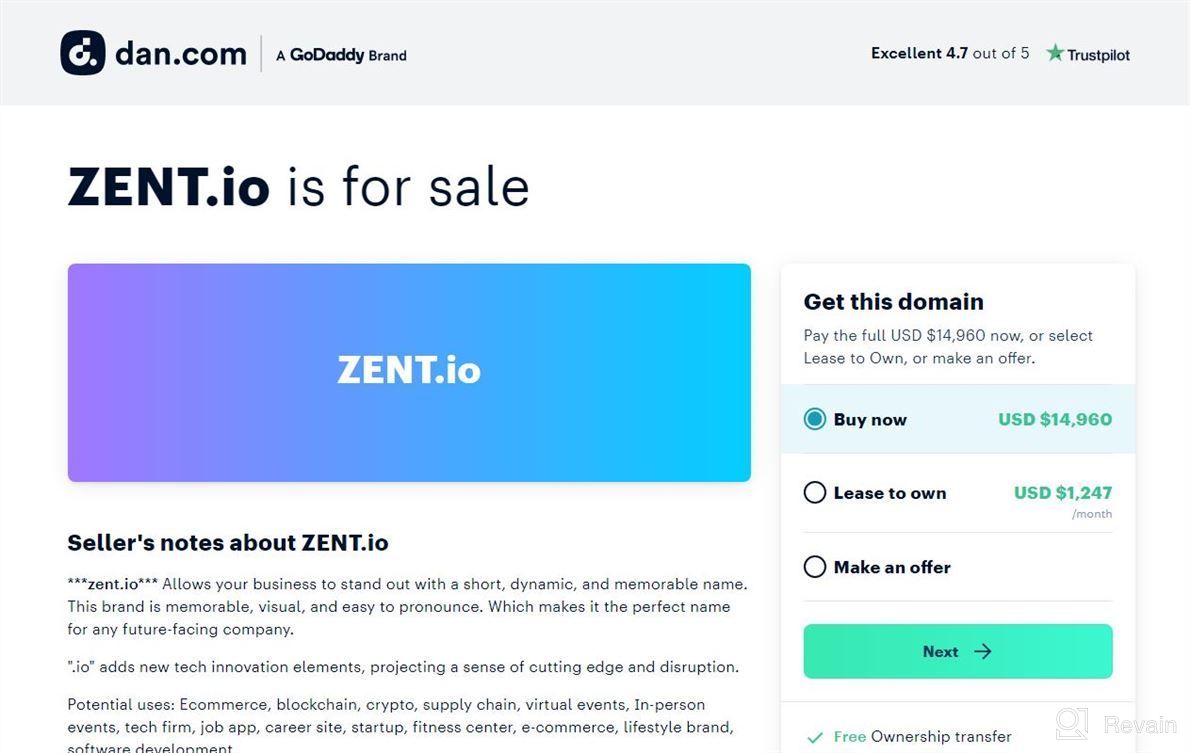 img 1 attached to Zent.io review by Michael Glassburn