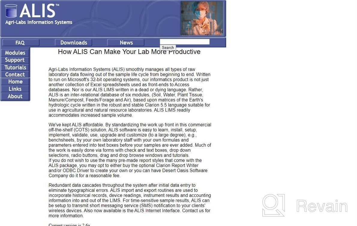 img 1 attached to ALIS (Agri-Labs Information Systems) LIMS review by Carlos Reyes