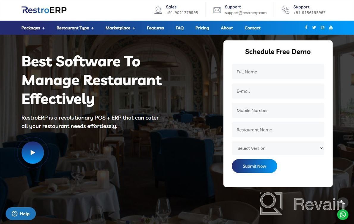 img 1 attached to Restaurant Management Software - Restroerp review by Ahmed Rowe