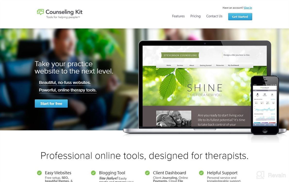 img 1 attached to Counseling Kit Website Editor review by Dustin Woodrow