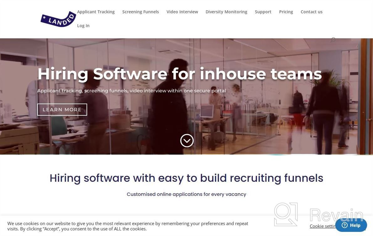 img 1 attached to LANDED Hiring Software review by Darrin Parasson