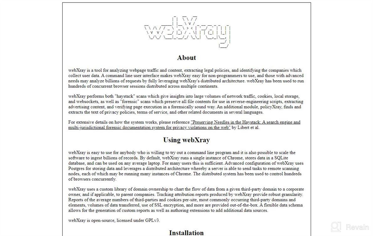 img 1 attached to WebXray review by Eric Surabhi