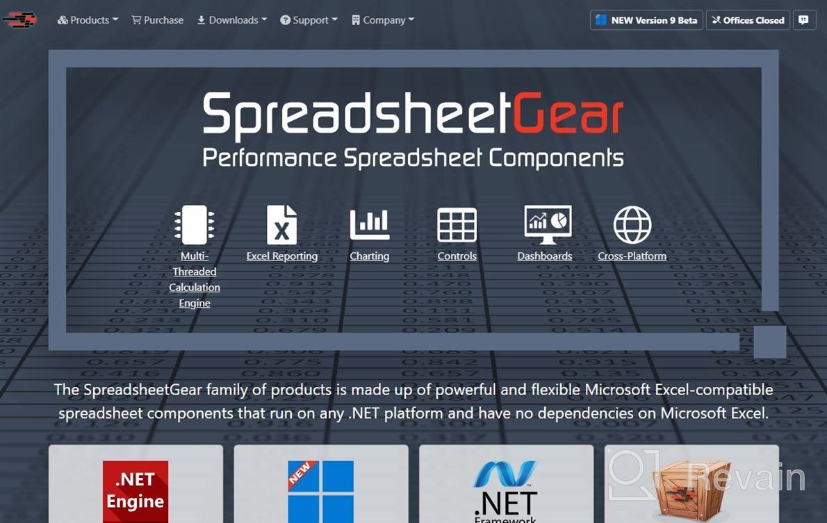 img 1 attached to SpreadsheetGear review by Dante Black