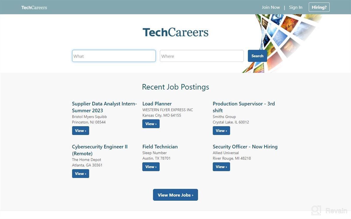 img 1 attached to TechCareers review by Mark Gilbert