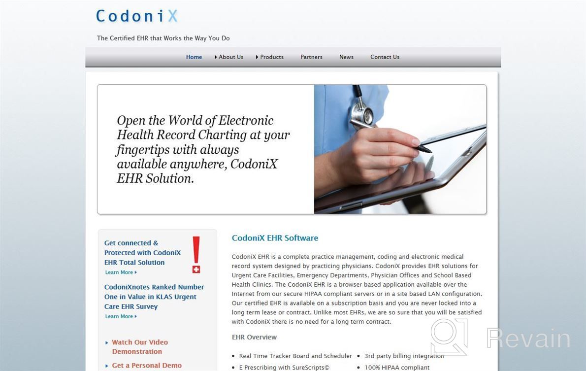 img 1 attached to CodoniX EHR review by Todd Markel