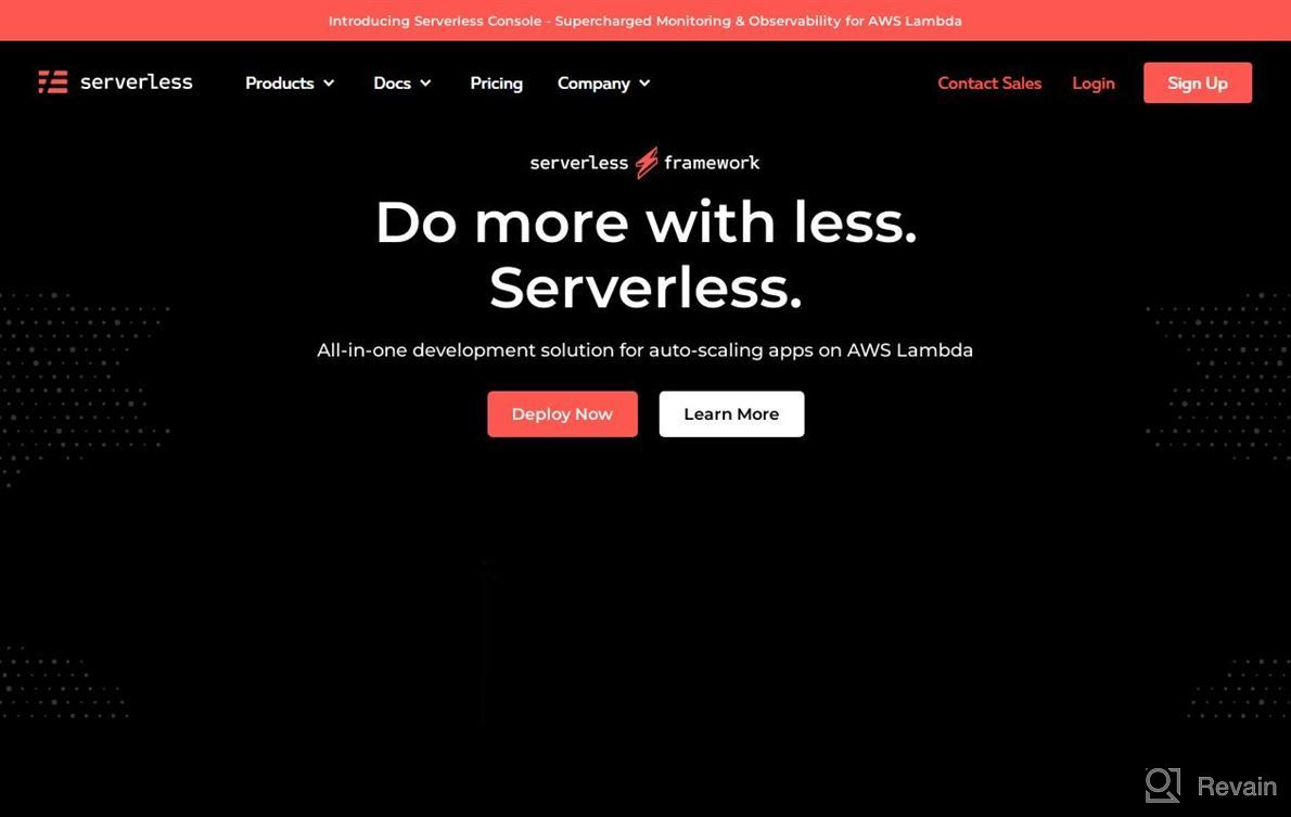 img 1 attached to Serverless Framework review by Brian Olson