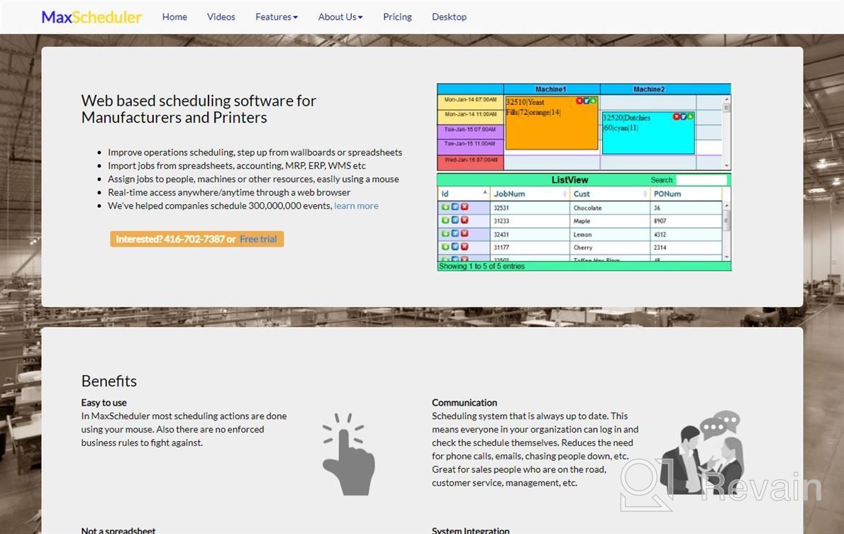 img 1 attached to MaxScheduler review by Girish Underwood