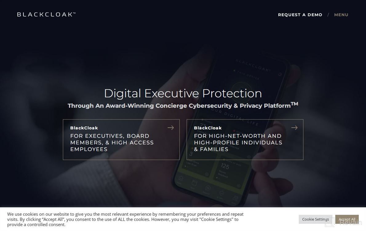 img 1 attached to BlackCloak Concierge Cybersecurity and Privacy Platform review by Deshaun Fisher