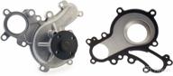 💦 aisin wpt-804 oem water pump kit - upgraded for superior performance and increased durability logo