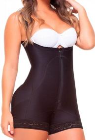 img 4 attached to Fajitex Colombian Body Shaper: Full-Bodied, High Compression Garment For Post-Liposuction Recovery