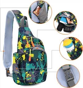 img 2 attached to Lecxci Outdoor Chest Sling Bag Lightweight Waterproof Backpack For Unisex /Man/Women