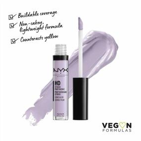 img 3 attached to NYX PROFESSIONAL MAKEUP HD Studio Photogenic Concealer Wand, Medium Coverage - Lavender