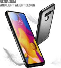 img 2 attached to LG V40 ThinQ Case | Karbon Shield Shock Absorbing [Black]