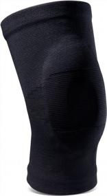 img 4 attached to FREETOO Sports Knee Brace с нескользящей силиконовой прокладкой для облегчения боли и восстановления после травм суставов - размер XL