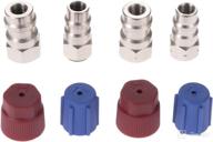 🧊 aupoko r12 r22 to r134a conversion adapter kit | a/c pro refrigerant retrofit valve fitting kit - 2 kits logo