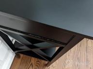 img 1 attached to Narrow Black Console Table With Drawers - Ideal For Entryway Or Sofa Area - ChooChoo Oxford Design review by Evan Burnside