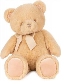 img 4 attached to My First Friend Teddy Bear: Ultra-Soft Plush Toy For Babies And Newborns By GUND
