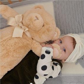 img 3 attached to My First Friend Teddy Bear: Ultra-Soft Plush Toy For Babies And Newborns By GUND