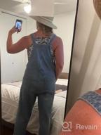 img 1 attached to Soojun Women'S Casual Baggy Denim Bib Overall review by Stacy Harris