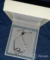 img 1 attached to Sterling Silver Birthstone Bracelet – Perfect Anniversary Jewelry for Girls review by Ryan Hoover