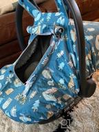 img 1 attached to Universal SMTTW Baby Car Seat Cover With Elk Pattern - Snug, Warm, And Breathable Infant Car Canopy For Year-Round Use, Perfect For Boys And Girls review by Jontrell Fernandes