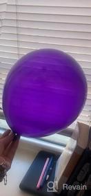 img 4 attached to Веселье для вечеринки цвета фуксии: латексные шары Allgala 100Ct 12 дюймов премиум-класса с гелием