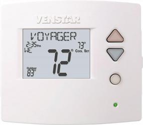 img 1 attached to 🔥 Enhanced Venstar Residential Voyager Thermostat, Wi-Fi Enabled, Compatible with Amazon Alexa