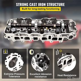 img 1 attached to Mophorn Complete Cylinder Head for 85-95 Toyota 22R 22RE 2.4L SOHC Pickup & 4Runner - High Performance Speed Enhancement