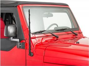 img 3 attached to 🚙 KSaAuto 16" Antenna for Jeep Wrangler JK JL Unlimited Rubicon Sahara Sport Gladiator - AM FM Radio Reception Upgrade & Jeep Wrangler Gladiator Accessories