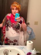 img 1 attached to Stay Chic In Summer With INewbetter'S Floral Boho Blouse And Chiffon Poncho review by Bob Roberts