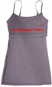img 1 attached to Comfortable And Supportive Layering Cami With Built-In Bra For Women - Emmalise