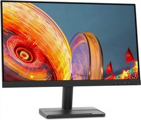 img 3 attached to Lenovo 23.8 Inch Ultra Thin NearEdgeless 66BCKCC2US 1920X1080P Monitor - Tilt, Flicker-Free, Wall Mountable