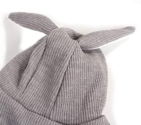 img 3 attached to 👕 SEIS Bunny Ear Cats Hoodie Easter Cute Dog Knitted Costume Grey Pink Pet Clothes for All Seasons - XXL (Grey)