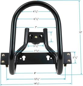 img 2 attached to 🏍️ Mytee Products 14 Pc Motorcycle Kit: High-Quality E-Track Wheel Chocks, Handle Bar Straps, D Rings, Ratchet Straps, and E Track - USA Made