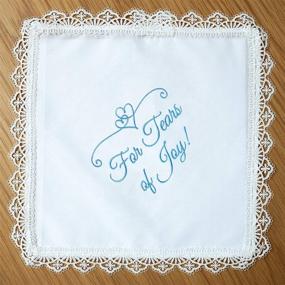 img 1 attached to 🤵 Silver Men's Accessories: Wedding Handkerchiefs for Keeping it Together