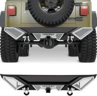 off-road rear bumper kit with hitch receiver & d-rings for 1987-2006 jeep wrangler tj & yj by oedro logo