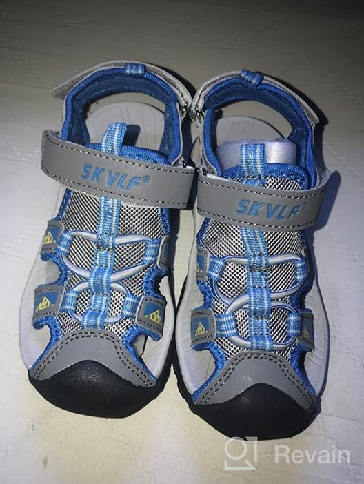 img 1 attached to JACKSHIBO Breathable Closed Toe Sandals: Perfect Outdoor Shoes for Boys review by Nick Tucker