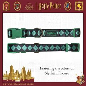 img 2 attached to 🐍 Slytherin Dog Collar for Medium-Sized Dogs - Harry Potter Dog Apparel & Accessories at Hogwarts Houses