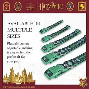 img 1 attached to 🐍 Slytherin Dog Collar for Medium-Sized Dogs - Harry Potter Dog Apparel & Accessories at Hogwarts Houses