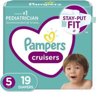 pampers cruisers diapers size 19 logo