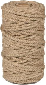 img 4 attached to PerkHomy Jute Twine String 4Mm 120Ft Natural Thick Twine For Craft Gardening Plant Gift Wrapping Art Wedding Decoration Packing Material Christmas Twine Bulk Heavy-Duty (120FT * 4Mm)