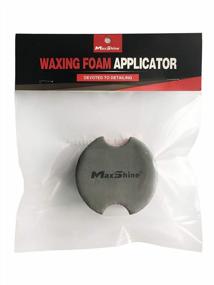 img 1 attached to Maxshine Foam Combine EVA Waxing Applicator Sponge, Black & Red, Dia: 7.4Cm